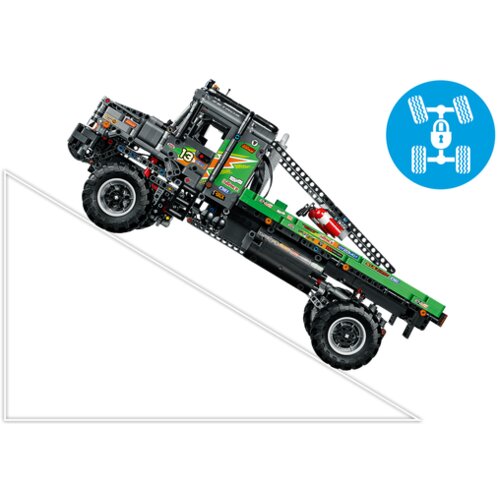Lego Technic&amp;trade; tekmovalni tovornjak 4x4 Mercedes-Benz Zetros 42129 Slike