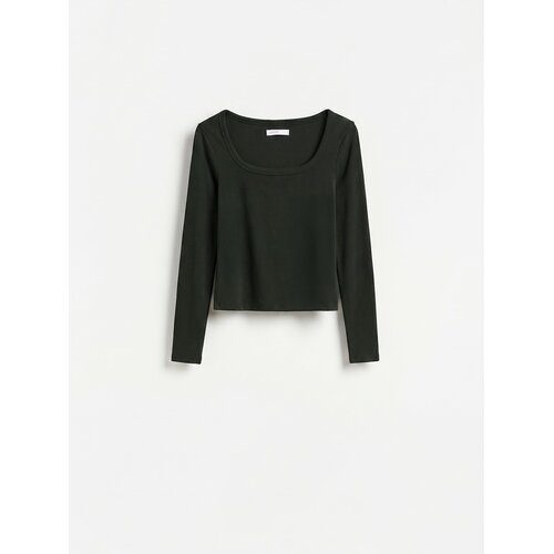 Reserved LADIES` T-SHIRT - tamnozeleno Cijene