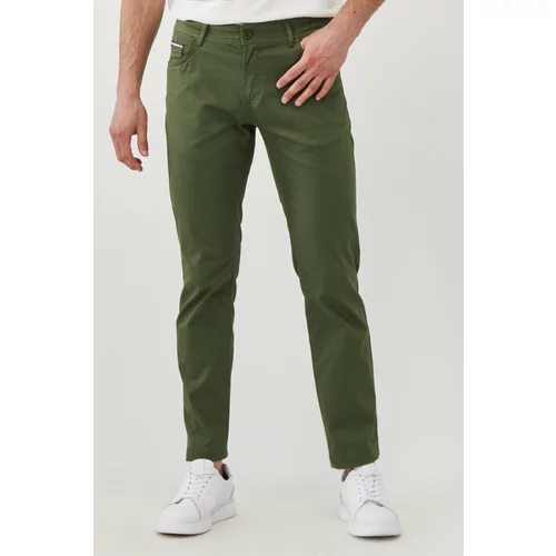 AC&Co / Altınyıldız Classics Men's Khaki Slim Fit Slim Fit 5 Pocket Flexible Chino Pants