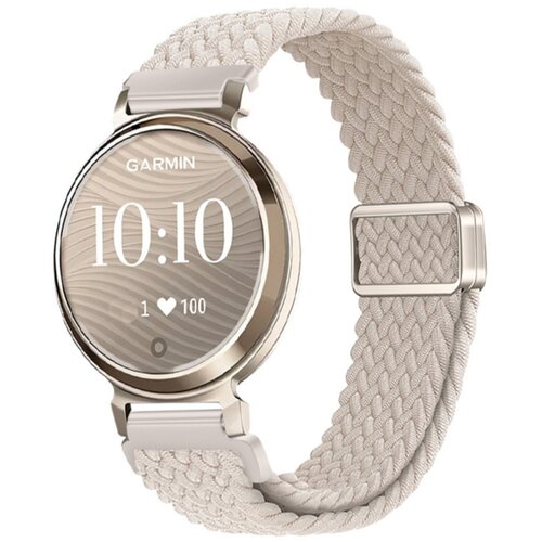 INF Združljiv pa&scaron;ček za Garmin Lily2 14mm iz pletenega najlona z magnetom Beige, (5000264099) Cene