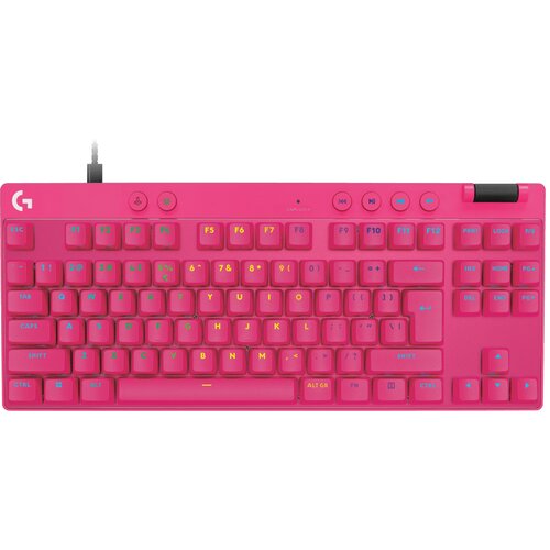 Logitech G PRO X TKL Rapid magenta žična mehanska igralna tipkovnica s slovenskimi tipkami Cene