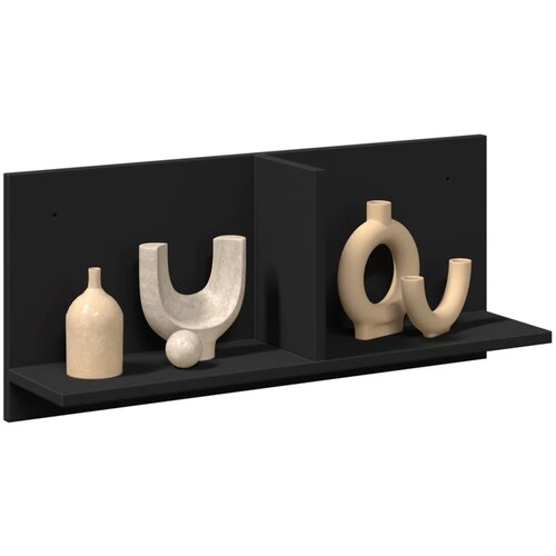 vidaXL Zidni ormarić crni 70 x 16,5 x 30 cm od konstruiranog drva Cijene