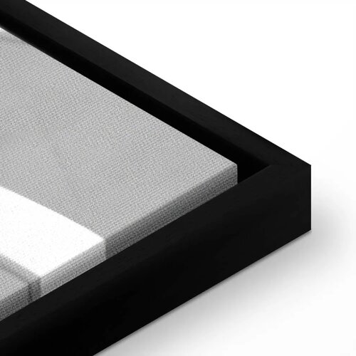  Slika - White Detail (1 Part) Vertical 80x120 U crnom drvenom okviru Slike