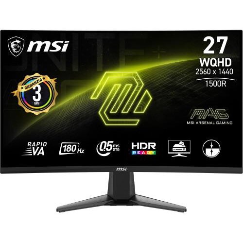MSI Igralni monitor MAG 27CQ6F z 27&amp;quot; ukrivljenim zaslonom, (5000557926) Slike