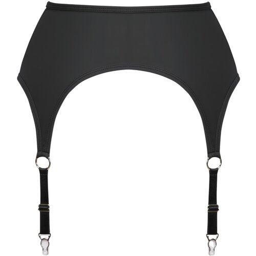 Cottelli Elegant Matte Look Suspender Belt 2340569 Black L Slike