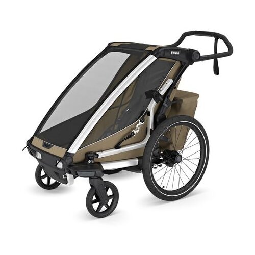 Thule Chariot Cross 2 single multifunkcionalna sportska prikolica za bicikl - 1 dijete, bež Cijene
