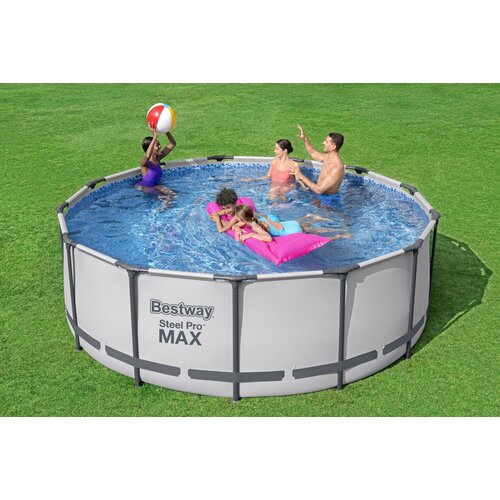 Lean Toys Vrtni bazen z okvirjem 396 x 122 cm Bestway 5618W Cene