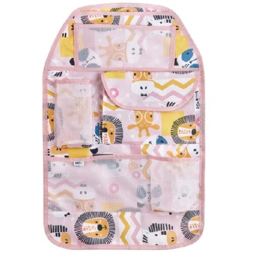 Babyjem Dečiji organizer za auto, Roze-žuti Slike