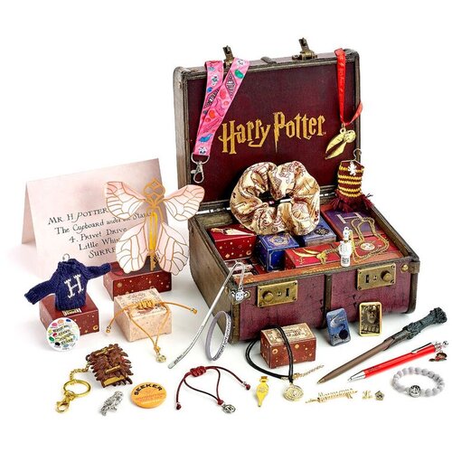 HARRY POTTER Hogwarts Trunk adventski kalendar s nakitom i dodacima, 24 dana Slike