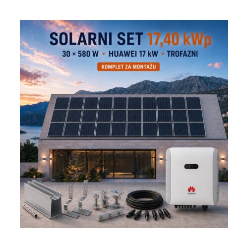  SOLARNI SET 17,40 kWp &amp;ndash; TONGWEI 580 W + HUAWEI SUN2000-17KTL-M5 Slike
