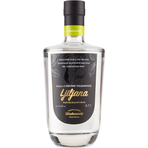 DESTILERIJA MLADENOVIĆ Rakija od vilijamovke Ljiljana, 0.7l Cene