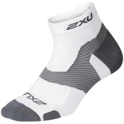2xu Najlonke / Samostoječe nogavice Chaussettes Vector Light Cushion 1/4 Crew rembourrage l&amp;eacute;ger Bela Slike