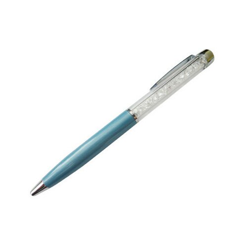 Olovka sa swarovski kristlima oliver weber crystal luxury pen blue ( 57004.blu ) Slike
