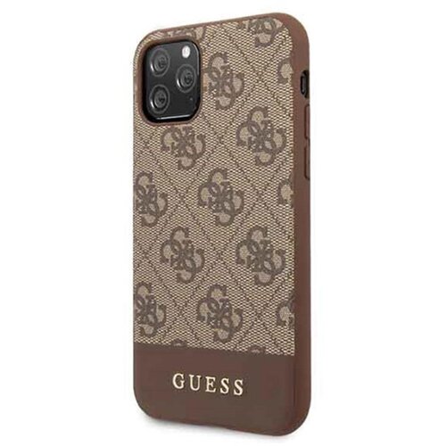 Apple Ovitek GUESS iPhone 12 Mini Collection rjava Slike