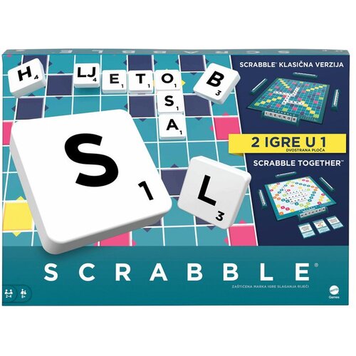 Mattel family scrabble original 2u1 Slike