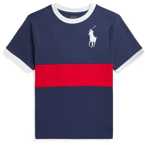 Polo Ralph Lauren Majica marine / rdeča / bela