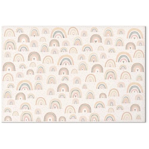  Slika - Spring - Pastel Rainbows with Hearts on a Rainy Day 60x40 Standard Slike