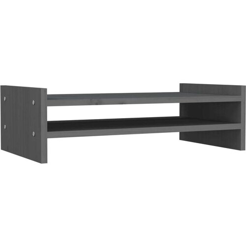  Za monitor sivi 50 x 27 x 15 cm od masivne borovine Slike