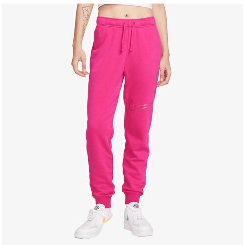 Nike ženski donji deo trenerke W nsw club flc shine mr pant FB8760-615 Slike