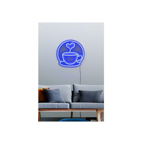 WALLXPERT dekorativna plastična led rasveta coffee cup blue Cene