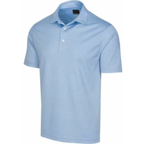 Greg Norman PROTEK ML75 STRIPE POLO Muška golf polo majica, plava, veličina