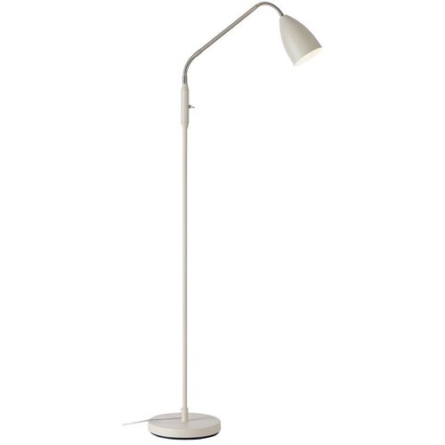 Marksl&amp;ouml;jd Bež LED zatemnitvena stoječa svetilka s kovinskim senčilom (vi&amp;scaron;ina 140 cm) Patro &amp;ndash; Slike