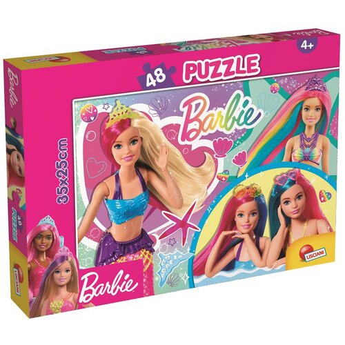 Lisciani Barbie čarobni morski prijatelji, sestavljanka s 48 deli, 35x25 cm &ndash; Lisciani Cene