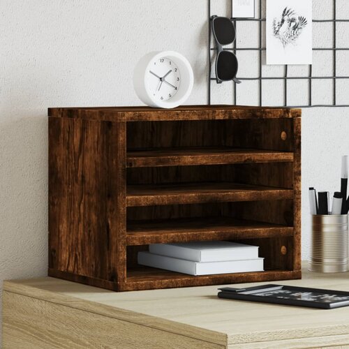 vidaXL Organizator za stol boja hrasta 36x26x29,5 cm konstruirano drvo Cijene
