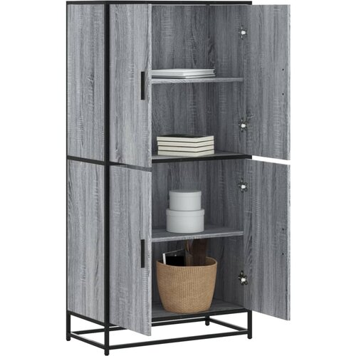 vidaXL Visoka ploča siva Sonoma 68x35x139 cm Konstruirano drvo Cijene