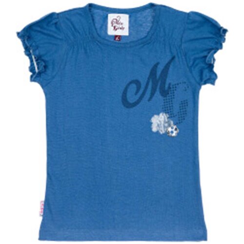 Miss Girly Majice s kratkimi rokavi T-shirt manches courtes fille FABOULLE Modra Cene