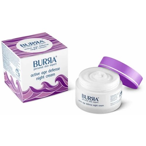 Burra active age defense noćna krema za aktivnu negu kože, 50ml Slike