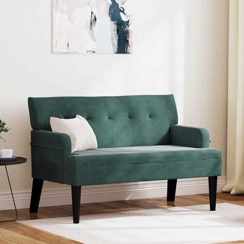  Chesterfield klupa Tamnozelena 112 x 65,5 x 75 cm Bar&scaron;un Cijene