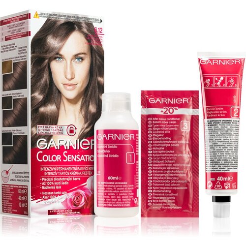 Garnier color Sensation trajna boja za kosu 40 ml nijansa 6,12 Diamond Light Brown Slike