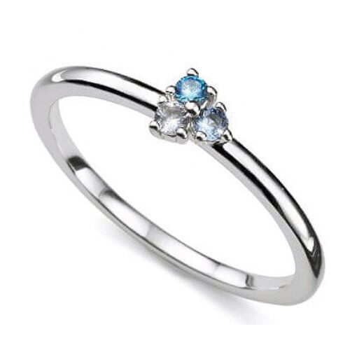  Ženski oliver weber wispy blue zircon prsten sa swarovski plavim cirkonima m ( 41158m ) Cene