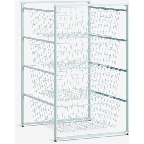 Aurora Insert za ormar, 42x45, 4 korpe, Sivi Slike