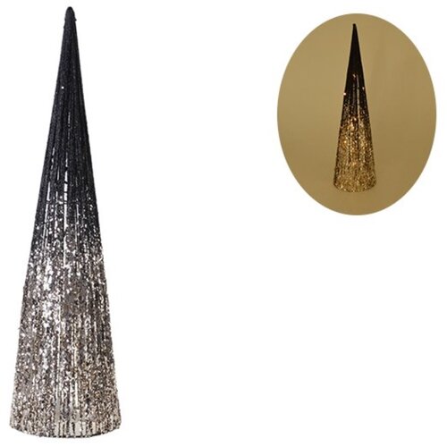 Olimp Sport Jelka srebrno crna 80cm Shiny cone Cene