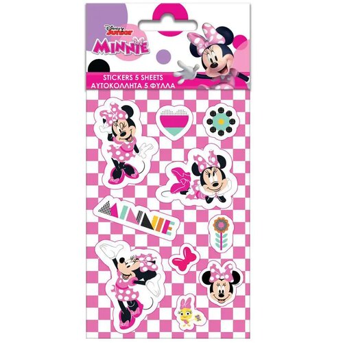 Luna Luna: Set samolepilnih nalepk Minnie Mi&scaron;ka, 5 kosov na listu velikosti 8x12 cm Cene