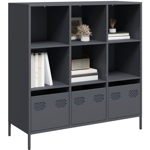vidaXL Visoka komoda antracit 101,5x39x103,5 cm od čelika Cijene