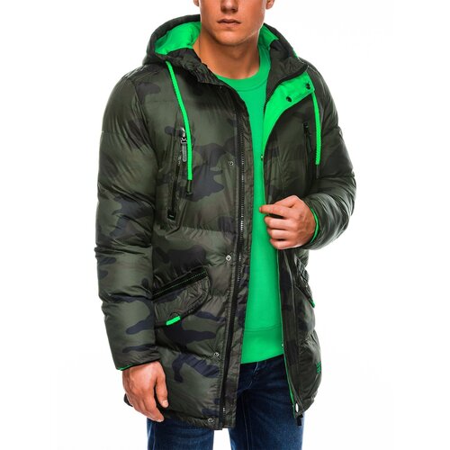 Ombre men's winter quilted jacket c383 outlet