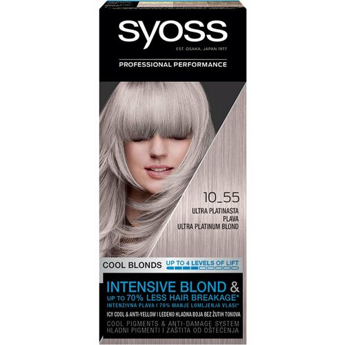 Syoss color 10-55 ultra platinum blond farba za kosu Slike