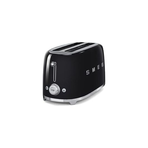 Smeg TSF02BLEU 2-Schlitz-Toaster Lang 50&amp;#039;s Retro Style, Schwarz Slike