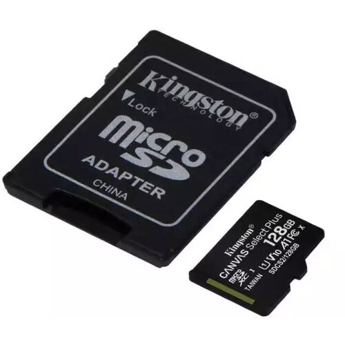 Kingston micro sd card 128GB + adapter class 10 SDCS2/128GB Cene