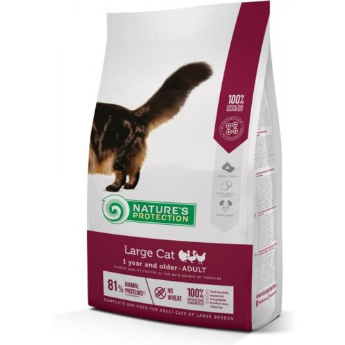 Nature's Protection suva hrana za mačke large cat poultry 1+ 2kg Cene