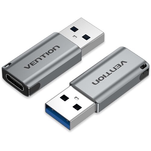 Vention USB 3.0 Male to USB-C Female Adapter Gray Aluminum Alloy Type Cijene