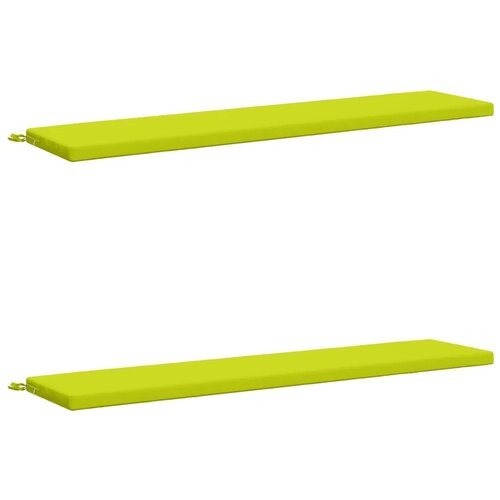  Jastučići za klupe - 2 dijela SOEST 100% poliester - Svjetlozelena 180 x 40 x 5 cm Poliester Cijene