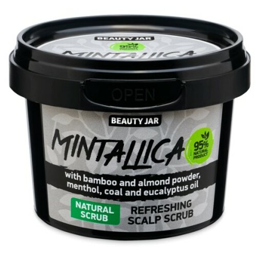 Beauty Jar piling i šampon za kosu mintallica | piling temena glave Slike