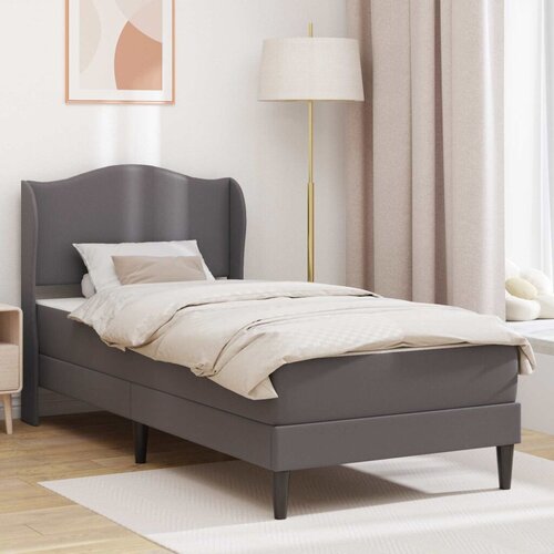  Okvir za krevet Siva 80 x 200 cm Umjetna koža - Siva 80 x 200 cm Slike