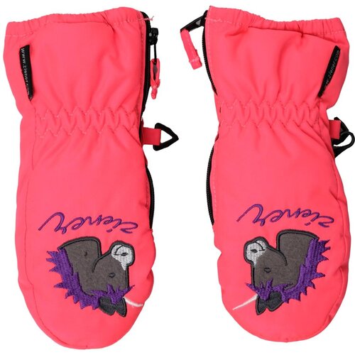 Ziener Rokavice Le Zoo Minis - pink - samorog - vel.92 Cene