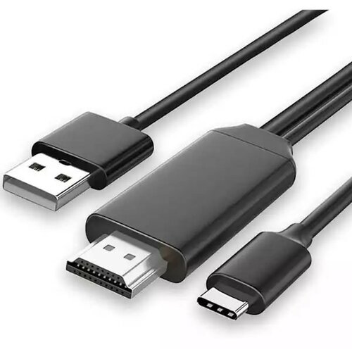 Linkom kabl TIP C na HDMI + USB 2.0, 2m (povezuje TV + mob) 2m Slike