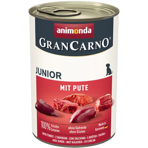  Varčno pakiranje animonda GranCarno Original Adult 12 x 400 g - Junior s puranom Cijene